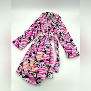 Girls Warm Snoopy Bathrobe